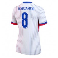 Camisa de time de futebol França Aurelien Tchouameni #8 Replicas 2º Equipamento Feminina Europeu 2024 Manga Curta